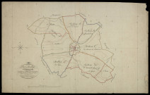 Plan du cadastre napoléonien - Puchevillers : tableau d'assemblage