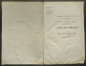 Tirage au sort (arrondissement d'Amiens) de l'année 1826