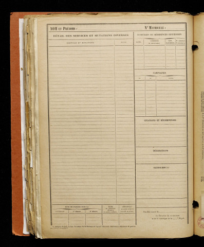 Inconnu, classe 1917, matricule n° 118, Bureau de recrutement d'Amiens
