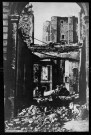 Abbeville. Ruines après les bombardements de 1940 : le Beffroi
