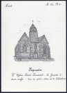 Sequedin (Nord) : église Saint-Laurent, façade à 3 nefs - (Reproduction interdite sans autorisation - © Claude Piette)