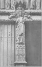 Cathédral - Porche méridional - Vierge dorée