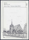 Agenville : église Saint-Sauveur (après 1944) - (Reproduction interdite sans autorisation - © Claude Piette)