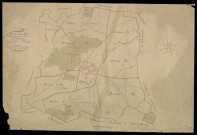 Plan du cadastre napoléonien - Flesselles : tableau d'assemblage