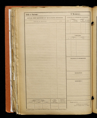 Niquet, Adrien, né le 03 mars 1897 à Saisseval (Somme), classe 1917, matricule n° 140, Bureau de recrutement d'Amiens