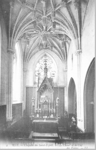 Chapelle du Saint-Esprit - Le choeur et la clef des voûtes