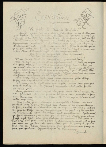 LA CHECHIA. JOURNAL BOYAUTANT DU 1ER ZOUAVES SP 49 RELIE AVEC TOUT LE FRONT PAR FILS BARBELES. REDACTEUR EN CHEF DACHE PERRUQUIER DES ZOUAVES