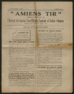 Amiens-tir, organe officiel de l'amicale des anciens sous-officiers, caporaux et soldats d'Amiens, numéro 25 (janvier 1930)