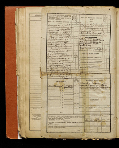 Audart, Arsène Emile Alexandre, né le 09 mai 1897 à Amiens (Somme), classe 1917, matricule n° 313, Bureau de recrutement d'Amiens