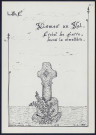 Vismes-au-Val : croix de pierre dans le cimetière - (Reproduction interdite sans autorisation - © Claude Piette)