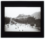 Lourdes - vue prise de la basilique - 1908