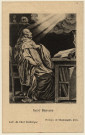 Saint Bernard de Clairvaux. Souvenir de communion solennelle de Bernard Cavenel en l'église de Saint-Martin d'Amiens, le 6 juin 1935