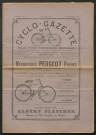 Cyclo-Gazette. Organe sportif hebdomadaire indépendant, numéro 11