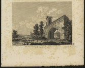 Vue de l'ancienne entrée de l'abbaye d'Ourscamp, avec les vestiges de la forts enceinte. (Département de l'Oise), N°5