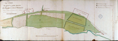 Plan des grand et petits marais de Longpré et de st Maurice dressé en exécution de l'ordonnace de M. l'intendant en datte du 30 aout 1770