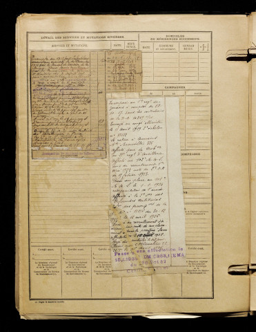 Vamarche, Charles, né le 08 mars 1891 à Roubaix (Nord), classe 1911, matricule n° 1515, Bureau de recrutement d'Amiens