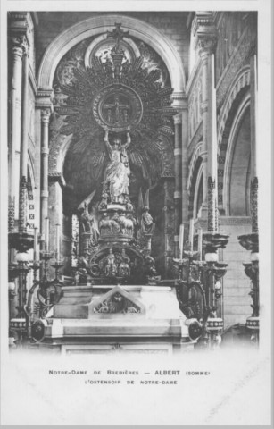 Notre-Dame de Brebières - L'ostensoir de Notre-Dame