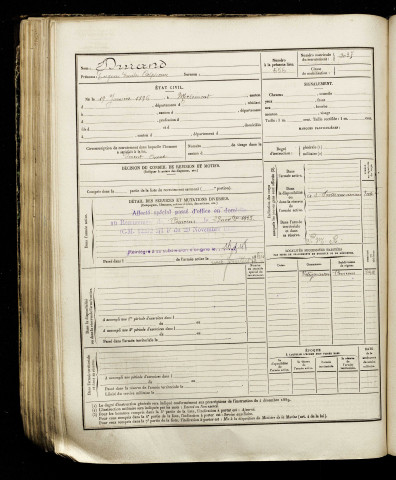 Durand, Eugène Emile Alphonse, né le 19 janvier 1896 à Merlimont (Pas-de-Calais), classe 1916, matricule n° 2037, Bureau de recrutement d'Amiens