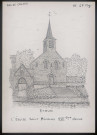 Etrun (Pas-de-Calais) : église Saint-Nicolas - (Reproduction interdite sans autorisation - © Claude Piette)