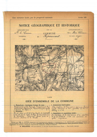 Dancourt-Popincourt (Popincourt) : notice historique et géographique sur la commune