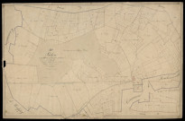 Plan du cadastre napoléonien - Behen : Bénast ; Zaleux, D1