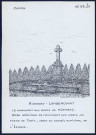 Miannay-Lambercourt : monuments aux morts - (Reproduction interdite sans autorisation - © Claude Piette)