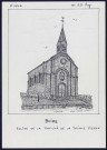 Buire (Aisne) : église de la nativité de la Sainte-Vierge - (Reproduction interdite sans autorisation - © Claude Piette)