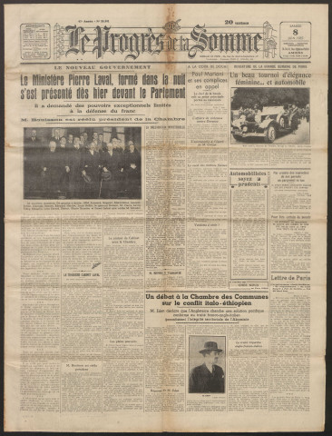 Le Progrès de la Somme, numéro 20361, 8 juin 1935