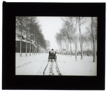 Effet de neige route de Rivery - mars 1909