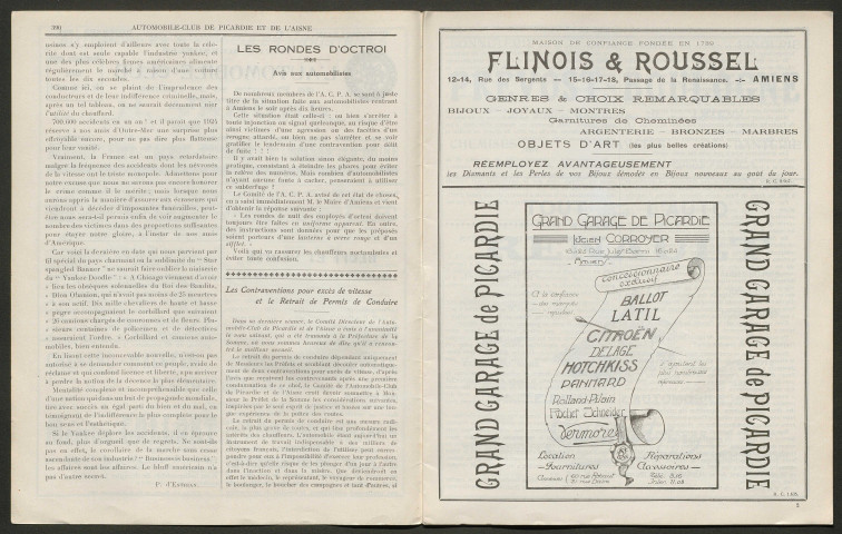 Automobile-club de Picardie et de l'Aisne. Revue mensuelle, 161, décembre 1924