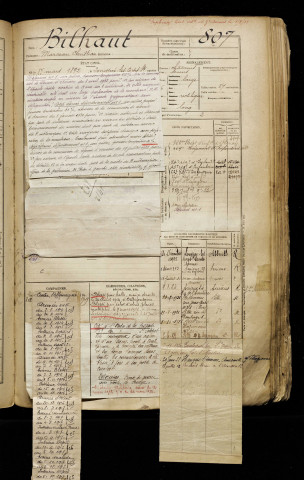 Bilhaut, Marceau Christian, né le 01 mars 1892 à Longpré-les-Corps-Saints (Somme), classe 1912, matricule n° 807, Bureau de recrutement d'Abbeville