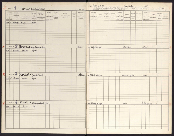 Répertoire des formalités hypothécaires, du 08/07/1953 au 30/09/1953, registre n° 567 (Abbeville)