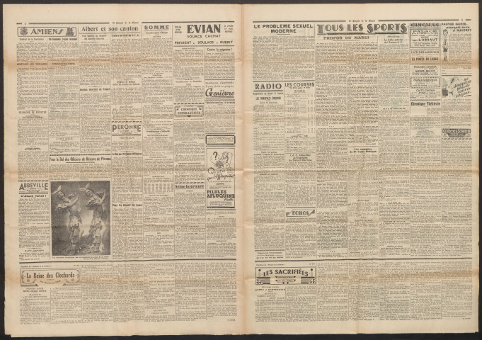 Le Progrès de la Somme, numéro 21305, 11 janvier 1938