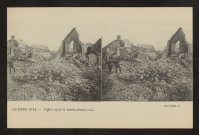 GUERRE 1914. VIFFORT APRES LE BOMBARDEMENT