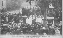 Inauguration du Monument, 10 Septembre 1922 - Discours de M. Jovelet, député