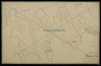 Plan du cadastre napoléonien - Moislains : Bois au dessus de l'Eau (Le), C