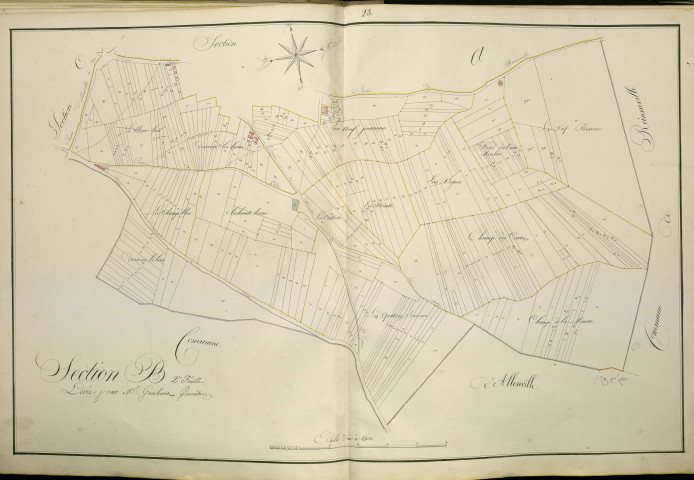 Plan du cadastre napoléonien - Atlas cantonal - Cardonnette : B2