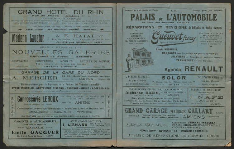 L'Automobile-club de Picardie et de l'Aisne. Revue mensuelle, 125, décembre 1921