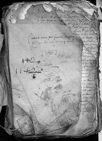 Etude de Me François Debacq à Amiens (étude n°7). Minutes de l'année 1642