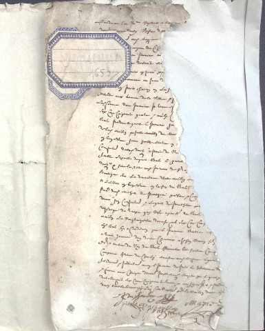 Etude de Me Philippe Depiennes à Amiens (étude n°1). Minutes de l'année 1653
