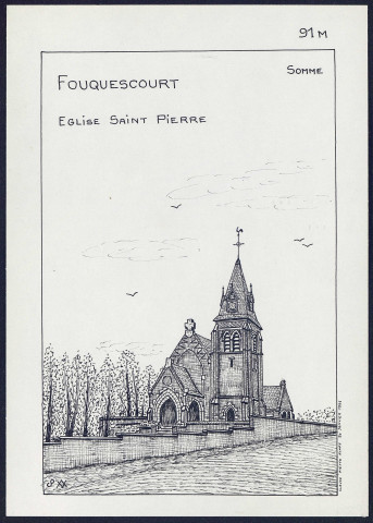 Fouquescourt : église Saint-Pierre - (Reproduction interdite sans autorisation - © Claude Piette)