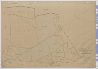 Plan du cadastre rénové - Croixrault : section X1