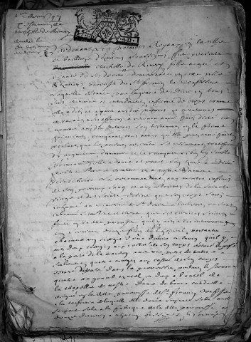 Etude de Me Nicolas Carpentier à Amiens (étude n°16). Minutes des années 1697-1701