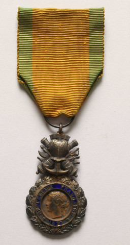 Médaille commémorative de la campagne de 1870-1871 décernée au soldat Jean-François Pezron