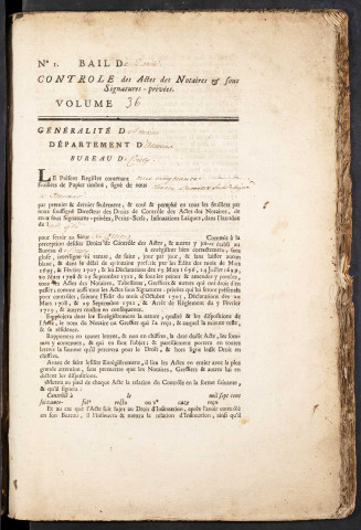 Contrôle des actes du bureau de Conty pour la période du 23 février 1778 au 20 février 1781