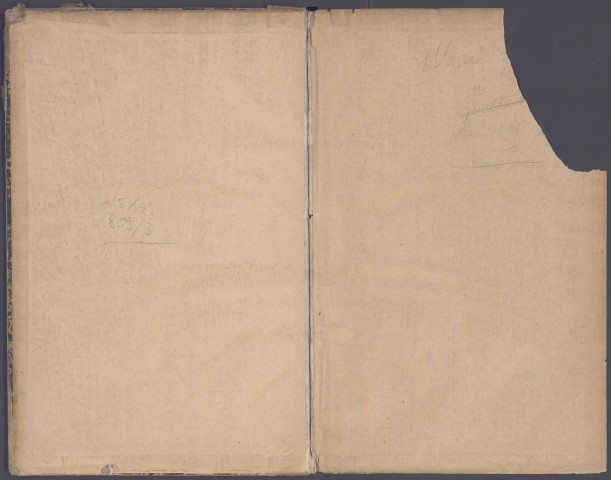 Table des successions et absences du bureau d'Albert