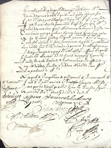 Etude de Me François Caron à Amiens (étude n°18). Minutes de l'année 1684