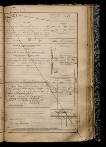 Pel, Jules Charles, né le 24 novembre 1869 à Liomer (Somme), classe 1889, matricule n° 677, Bureau de recrutement d'Abbeville