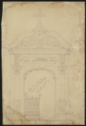 Amiens. Tombeau des familles Lebel-Derly et P.Lebel-Lebel