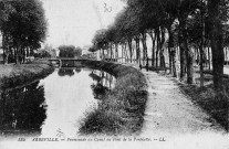 Abbeville. Promenade du Canal au pont de la Portelette